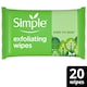 image 1 of Simple Kind To Skin Exfoliating Wipes 20 Pack