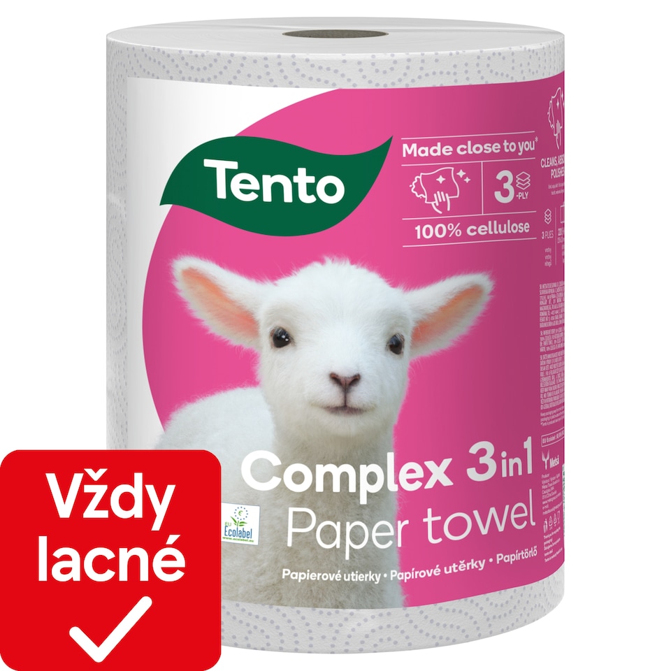 Tento Complex 3in1 Paper Towel 3 Ply 1 Roll