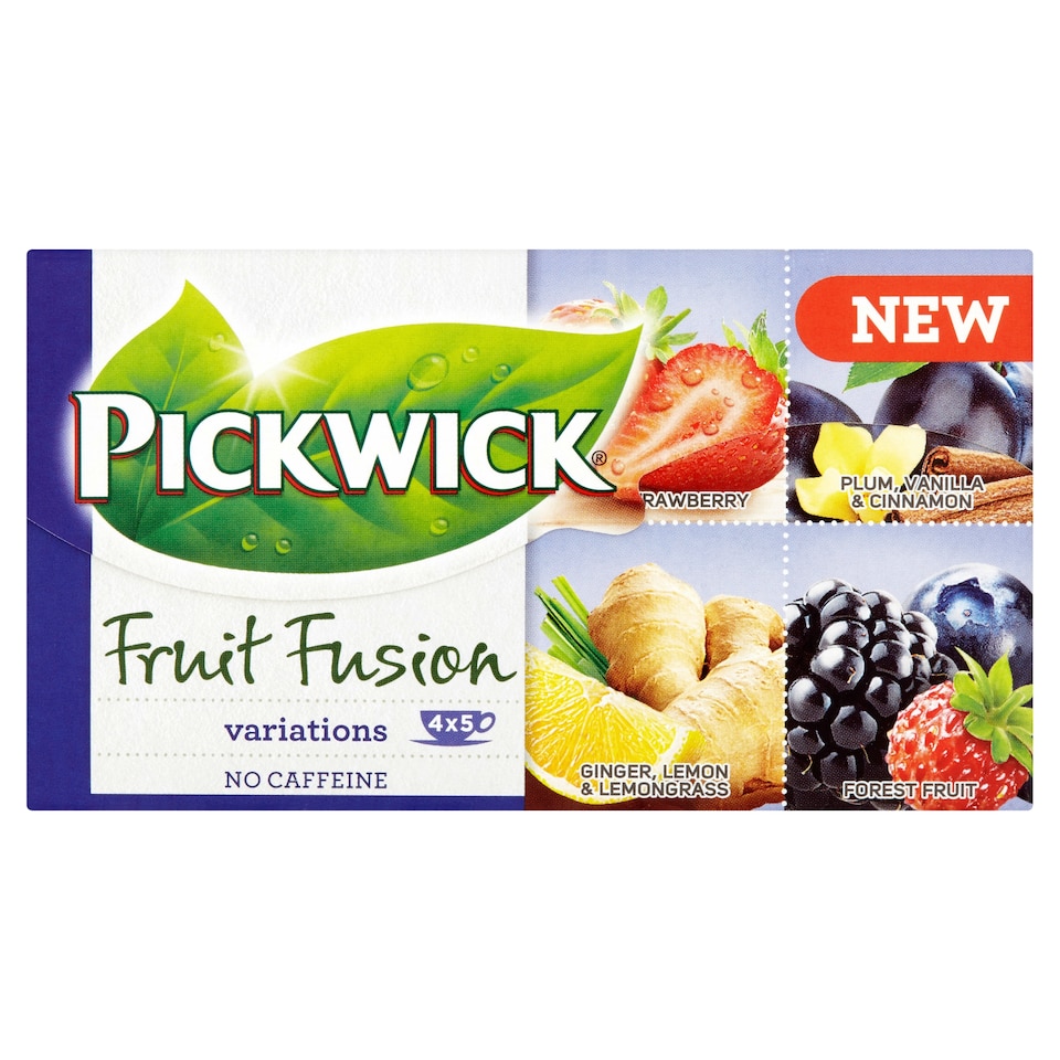 PICKWICK čaj Ovocné variace s jahodou 20 ks 38,75g
