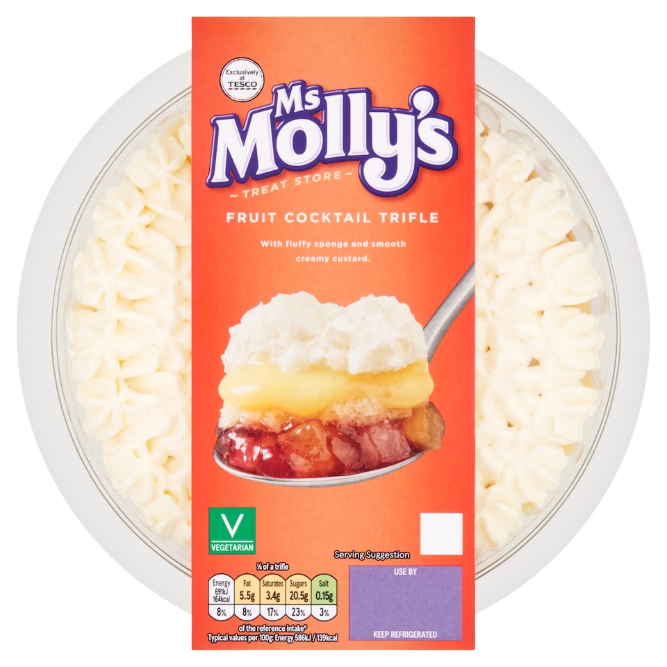 Ms Molly's Fruit Cocktail Trifle 472g