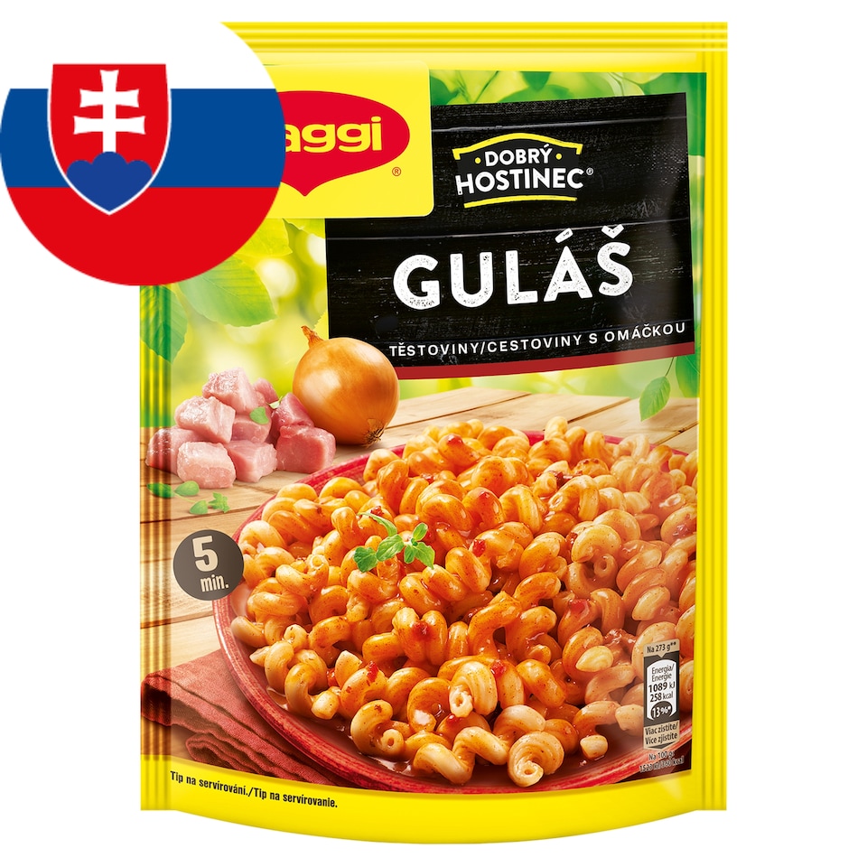 MAGGI Dobrý Hostinec Goulash, Pasta with Sauce Bag 143 g