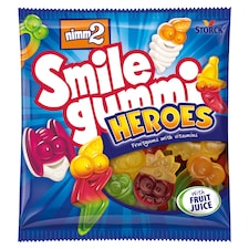 nimm2 Smilegummi Heroes želé s ovocnou príchuťou a vitamínmi 90 g
