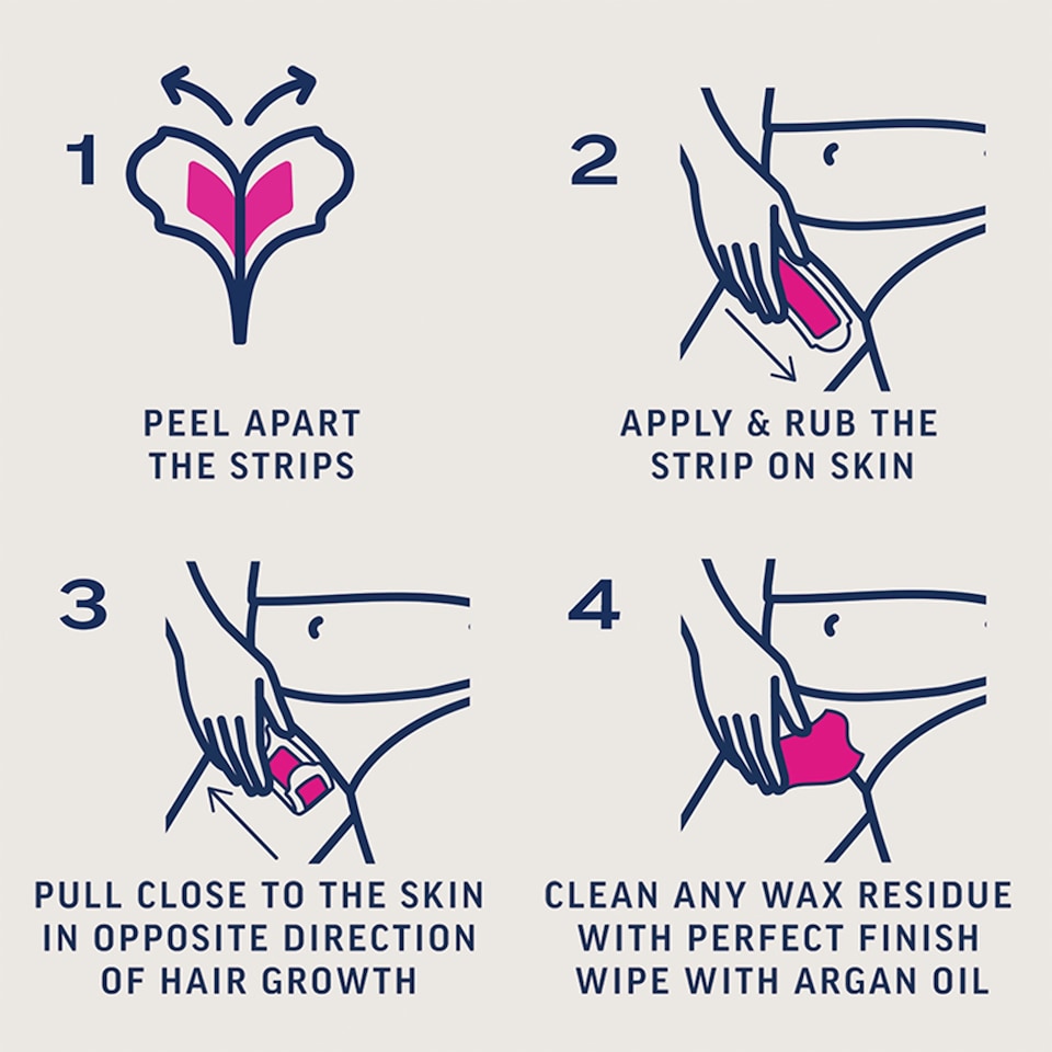 image 1 of Veet Expert Bikini & Underarm Wax Strips X30