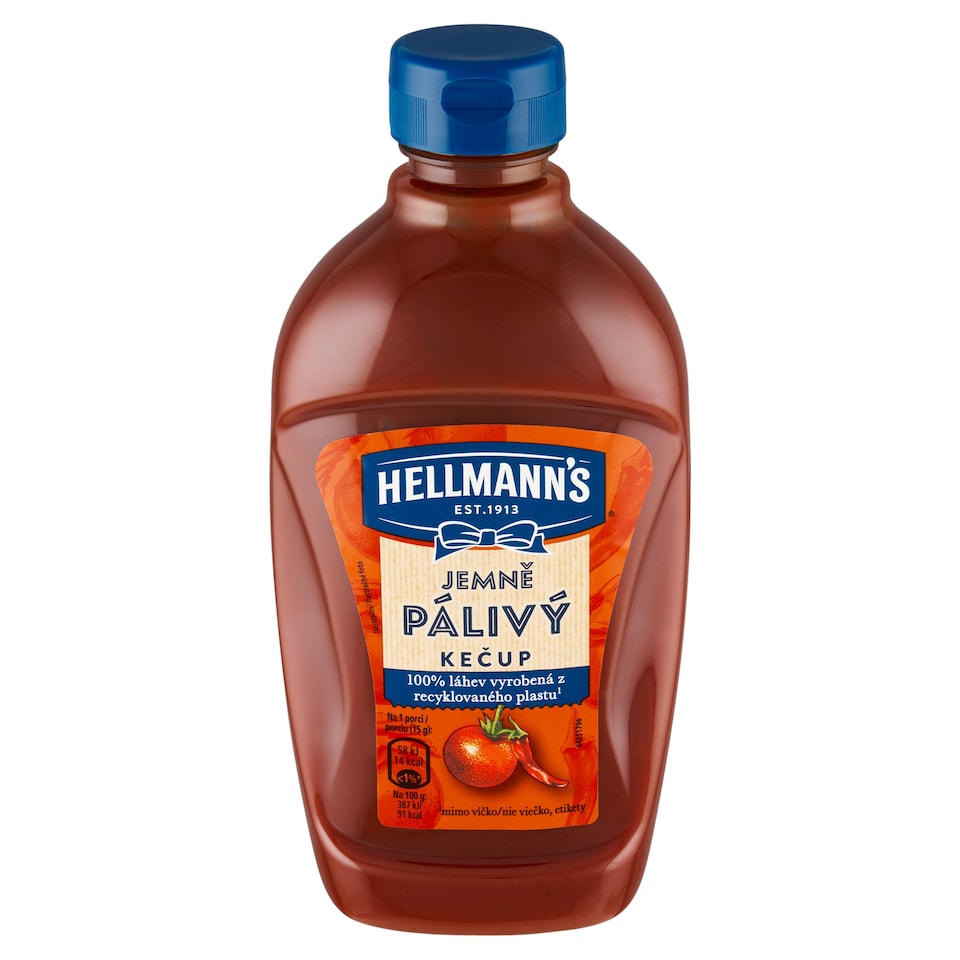 obrázok 1 z Hellmann's Kečup jemne pálivý 470 g