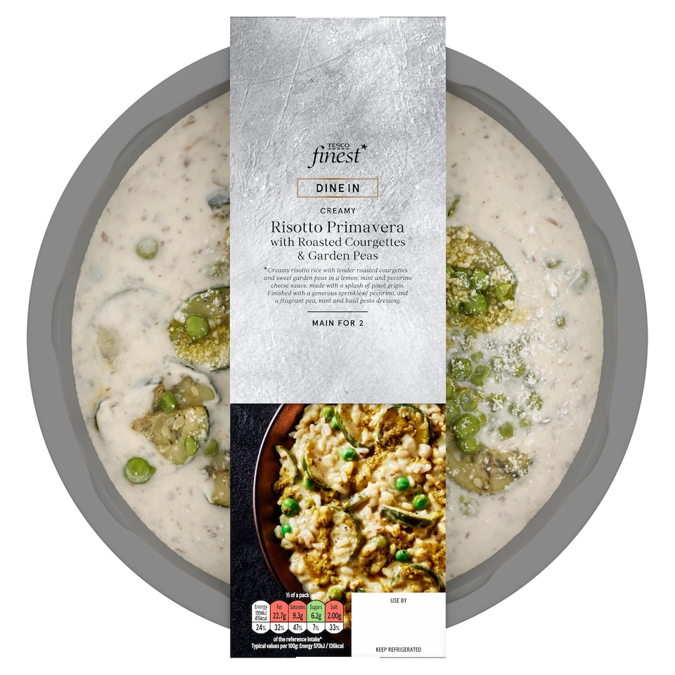 Tesco Finest Primavera Risotto with Pea & Mint Pesto 700g