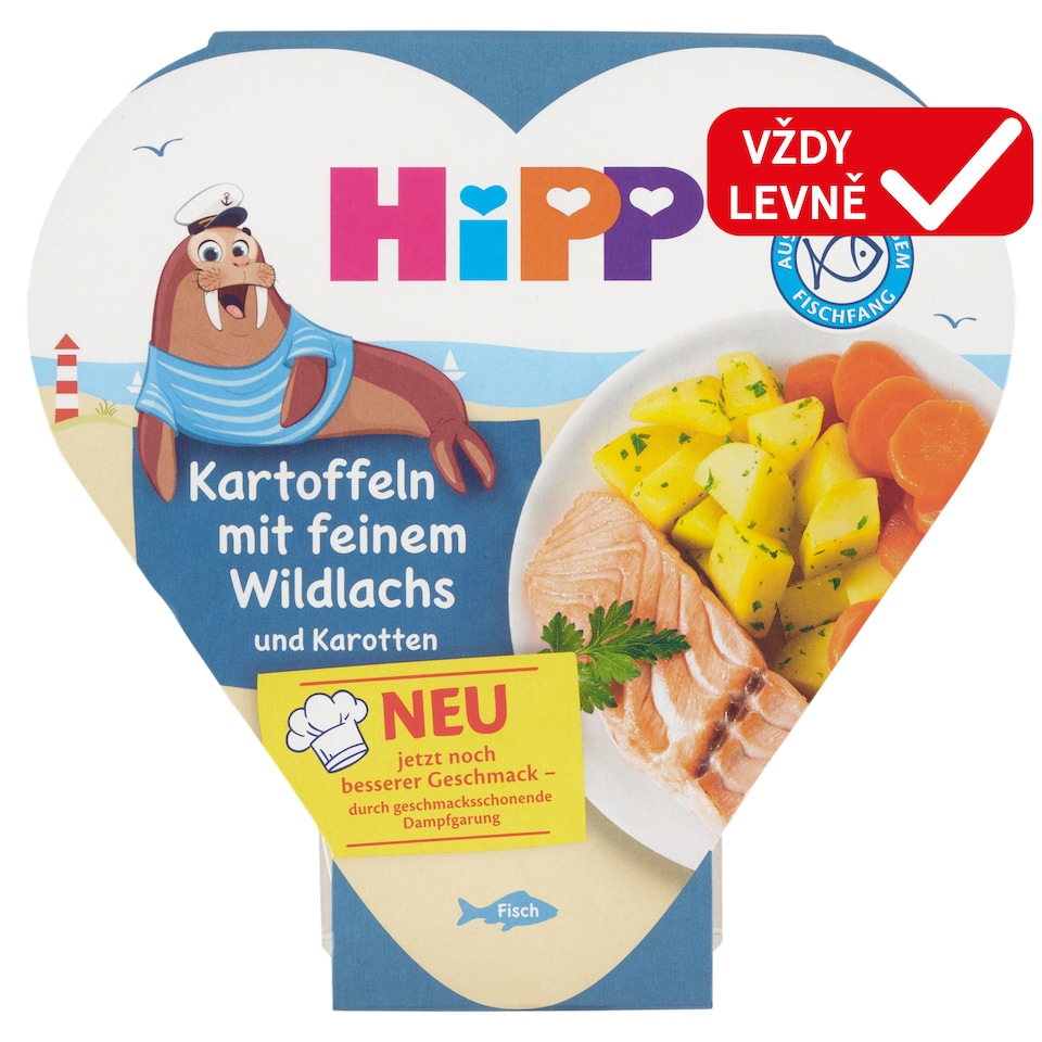image 1 of HiPP Potatoes with Salmon and Carrots 250g