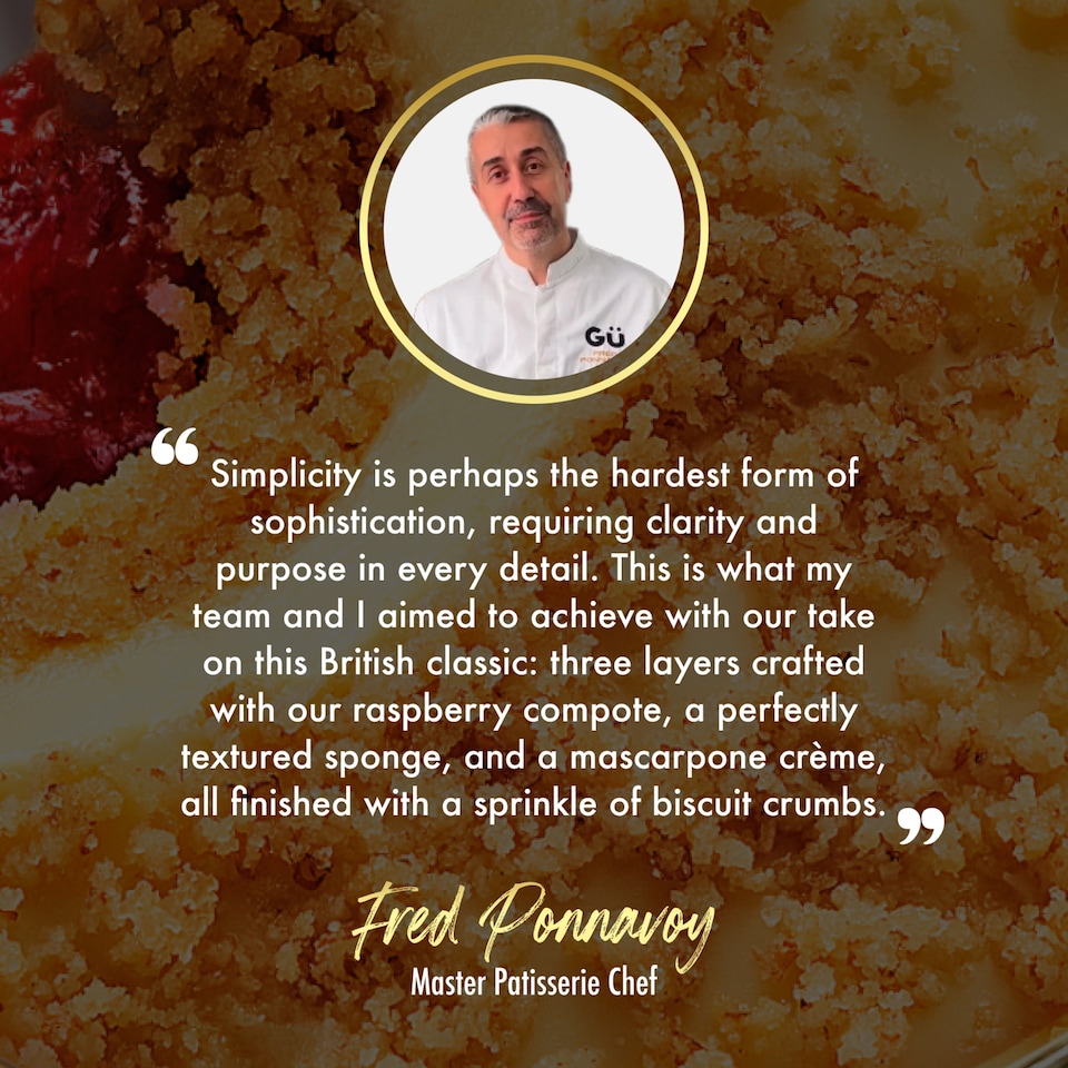 image 1 of Gu Victoria Sponge Cake Pots 2 x 74g