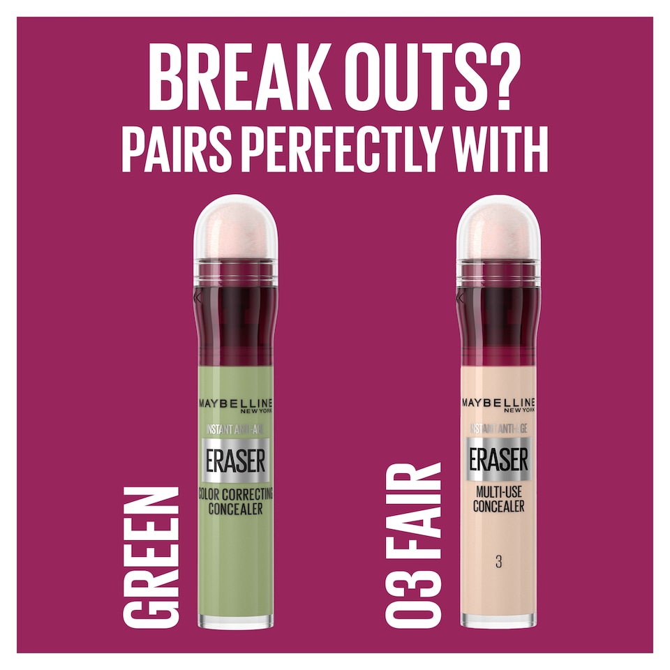 image 1 of Maybelline Eraser Eye Concealer 03 Fair 6.8Ml