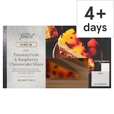 Tesco Finest Passionfruit & Raspberry Cheesecake Slices 180g