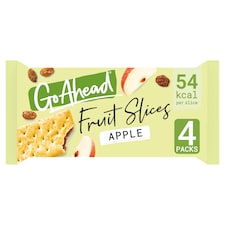 Go Ahead Apple Crispy Fruit Slices Snack Bars Multipack 4 x 43.6g