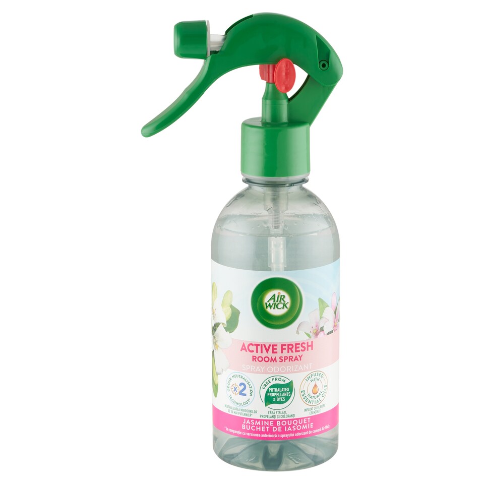 Air Wick Active Fresh Friss harmat & fehér jázmin légfrissítő spray 237 ml  1. kép