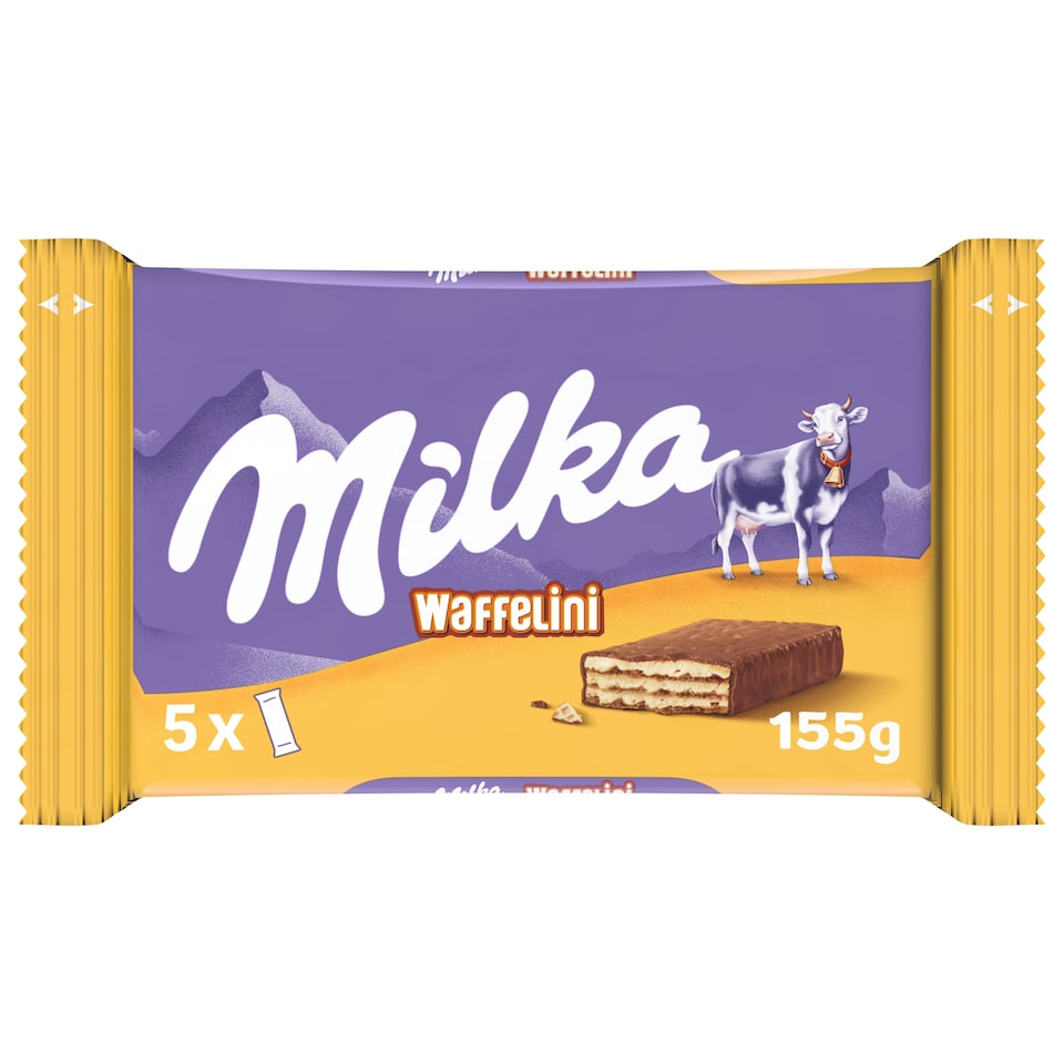 MILKA WAFFELINI TEJCSOKOLÁDÉ SZELET 155 g