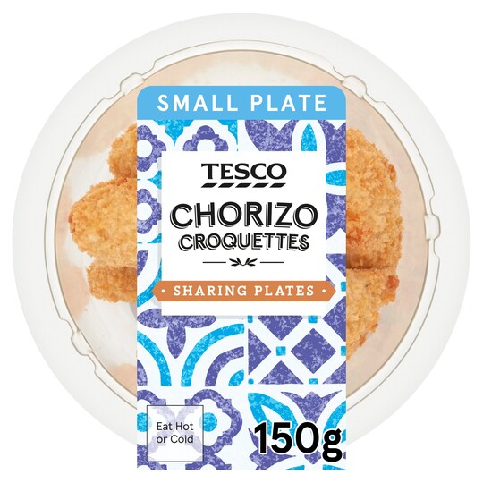 Tesco Chorizo Croquettes 150G Tesco Groceries