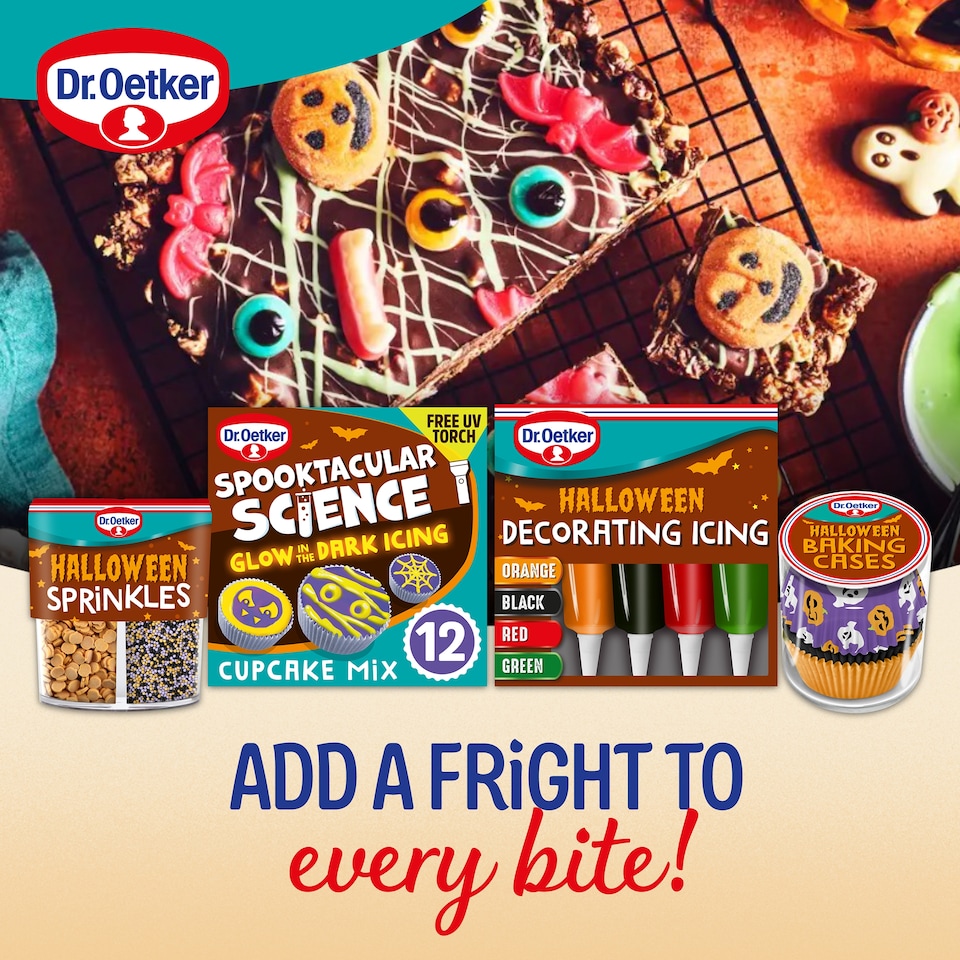 image 1 of Dr. Oetker Halloween Decorating Icing 4 x19g
