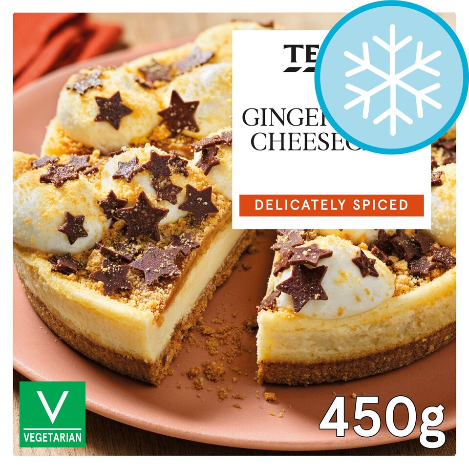 TESCO GINGERBREAD CHEESECAKE 450G Tesco Groceries