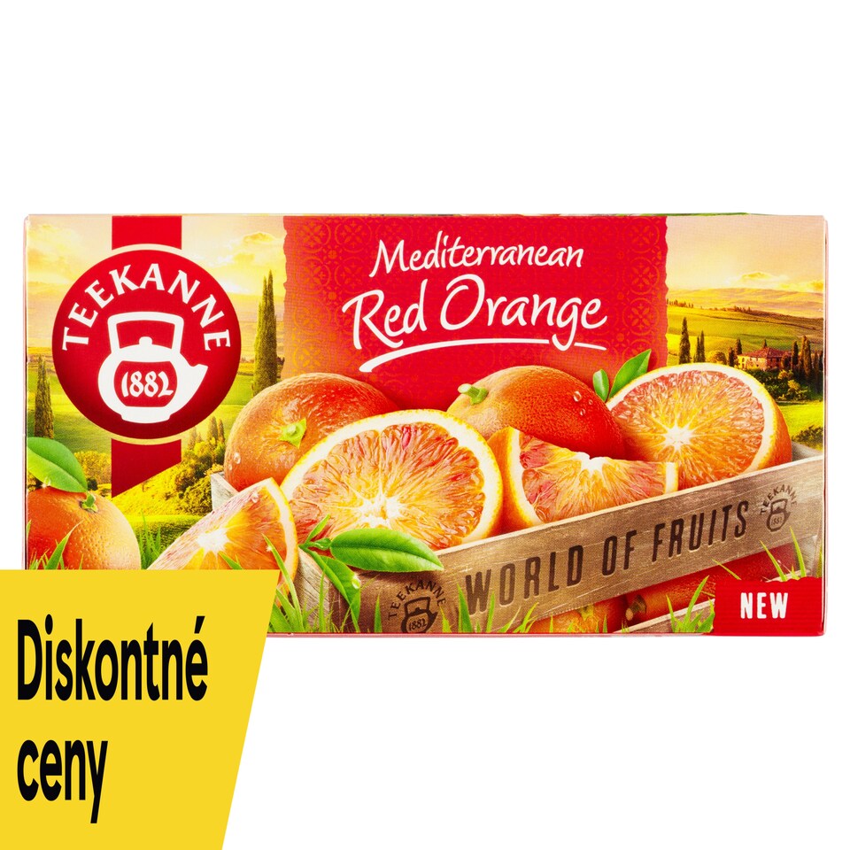 obrázok 1 z Teekanne World of Fruits Mediterranean Red Orange ovocný čaj aromatizovaný 20 x 2 g (40 g)