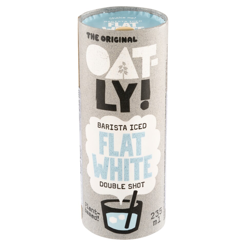 obrázok 1 z Oatly! Barista Iced Flat White ovsený nápoj s kávou 235 ml