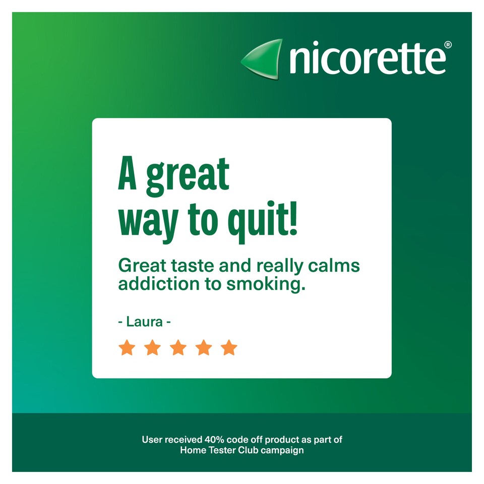image 1 of Nicorette Stop Smoking Aid 2mg Nicotine Gum - Icy White 210s