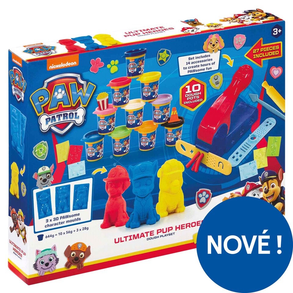Obrázek 1 pro produkt Nickelodeon Paw Patrol Ultimate Pup Heroes sada plastelíny