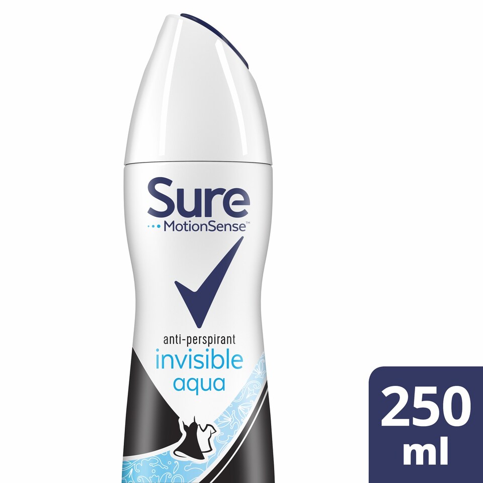image 1 of Sure Women Invisible Aqua Antiperspirant Deodorant 250Ml