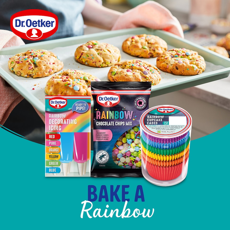 image 1 of Dr. Oetker Rainbow Chocolate Chips Mix 90G