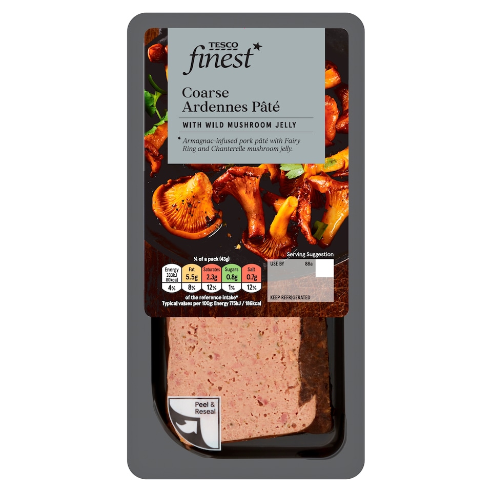 Tesco Finest Ardennes Mushroom Pate 170G