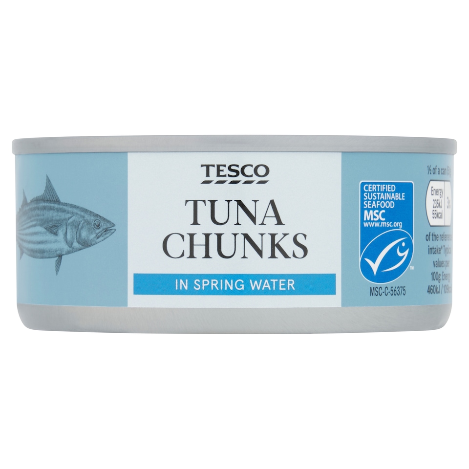 Tesco Tuna Chunks In Spring Water 145G