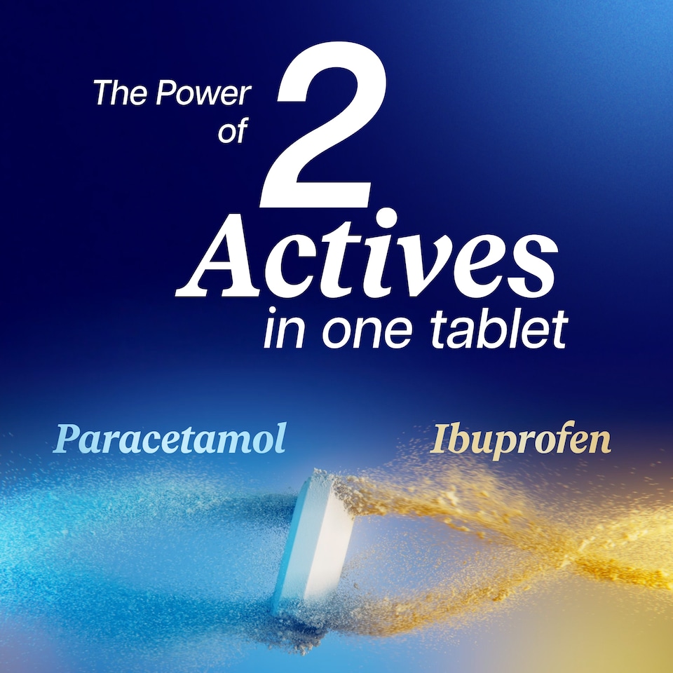 image 1 of Panacombo Dual Action Paracetamol and Ibuprofen Pain Relief 10 Tablets