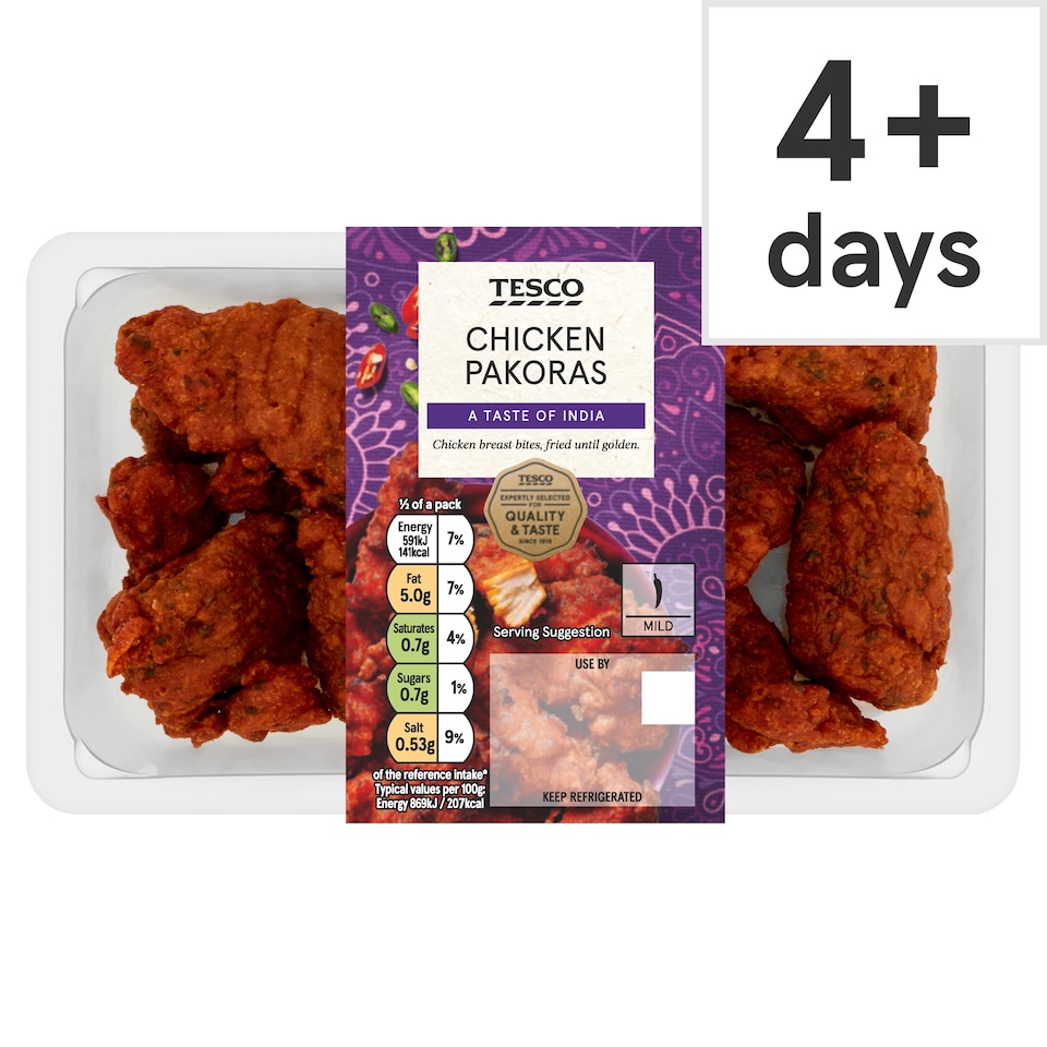 Tesco Chicken Pakoras 150g