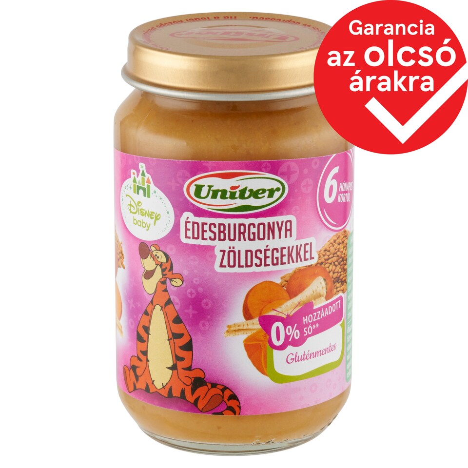 Univer Disney Baby Vegetable Puree with Sweet Potato Baby Food 6+ Months 163 g