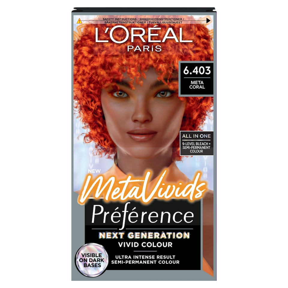 image 1 of L'Oreal Preference Metavivids 6.403 Meta Coral Semi-Permanent Hair Dye
