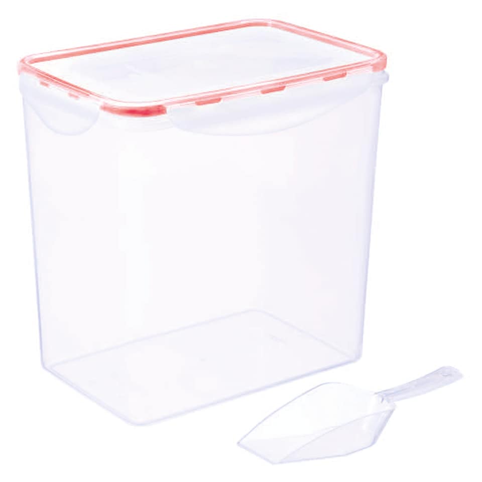 Tesco Clip Food Storage with Scoop 5.4L