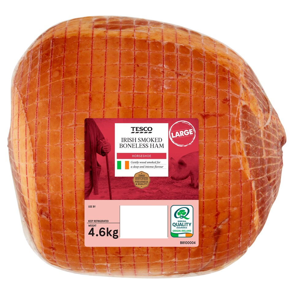 Tesco Irish Whole Smoked Boneless Ham 4.6Kg
