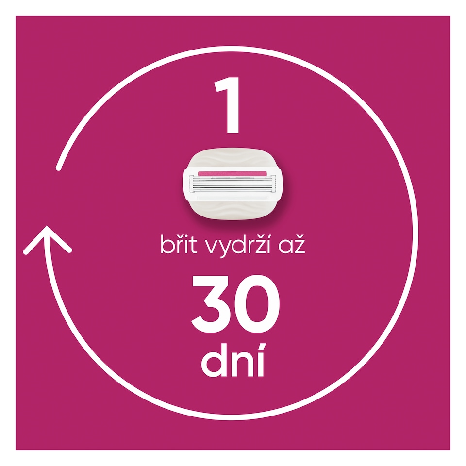 Obrázek 1 pro produkt Gillette Venus ComfortGlide Miami S Vůní Sugarberry Dámský Hlavice Náhradní Hlavice Hlavice