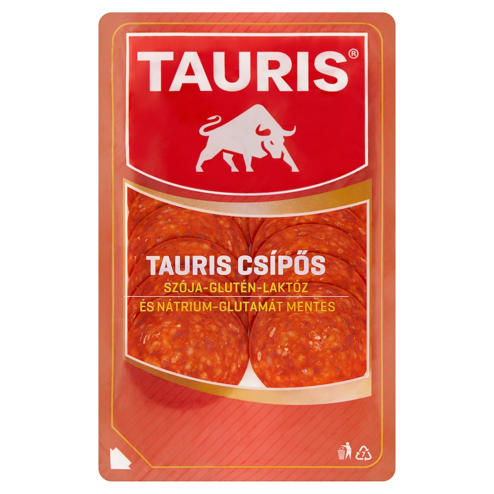 Tauris csípős szeletelt füstölt, mozaikos húskészítmény 55 g