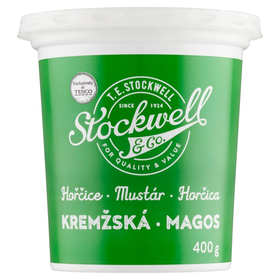 Stockwell & Co. Hořčice kremžská 400g