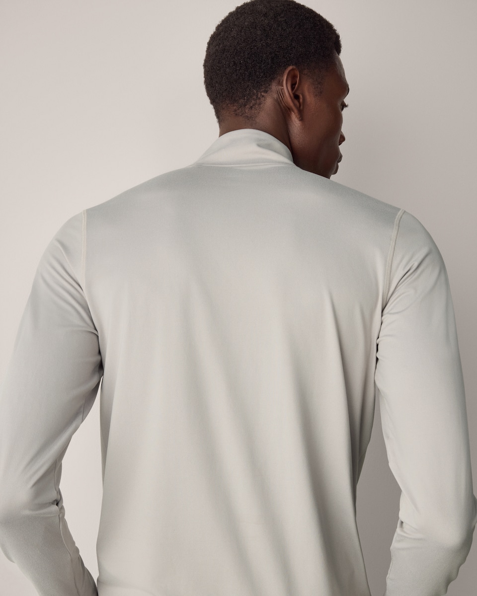 image 1 of F&F Active ULTRAMOVE Half Zip Top in Stone