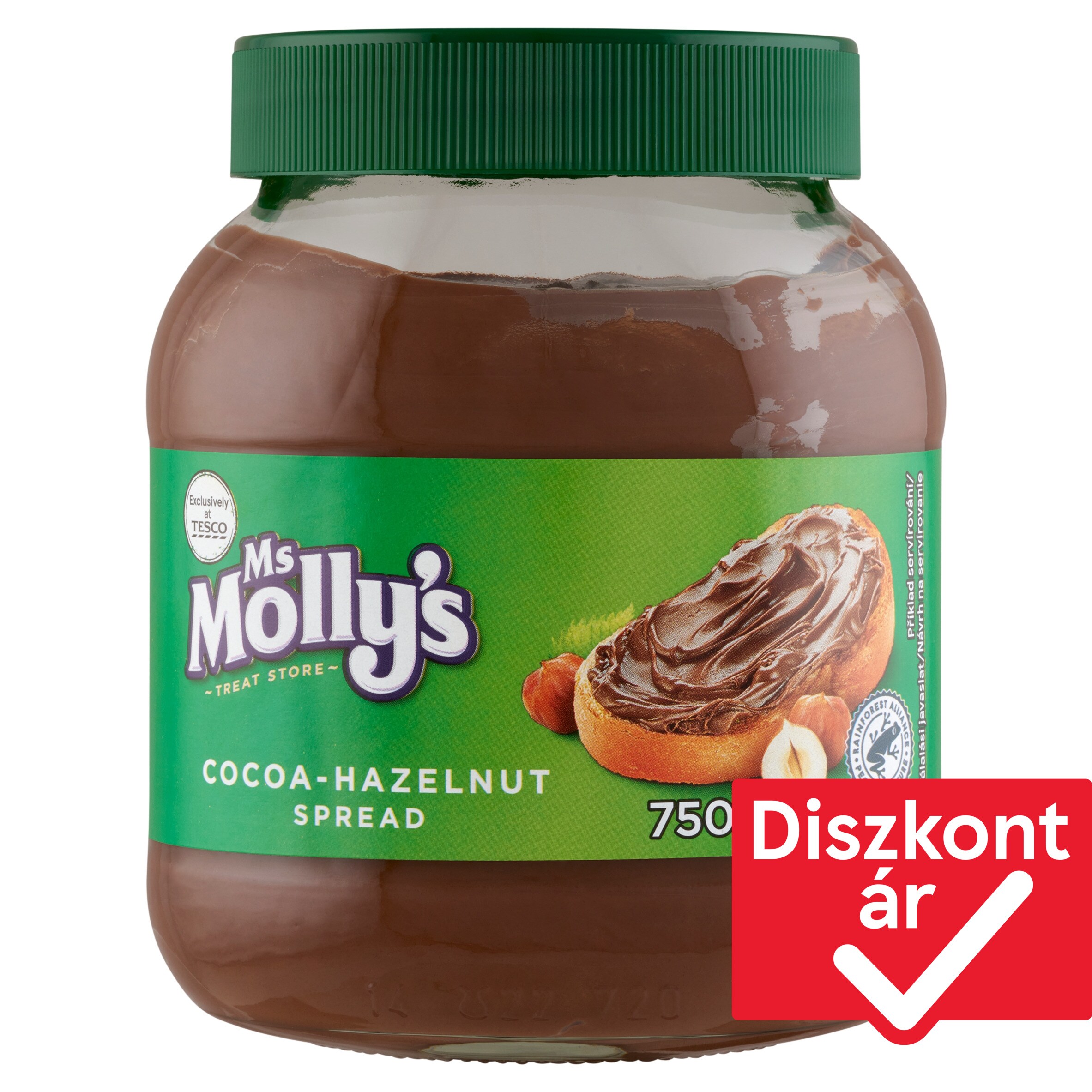 Ms Molly's Cocoa-Hazelnut Spread 750 g - Tesco Groceries