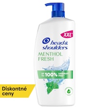 Head & Shoulders Menthol Fresh Šampón proti Lupinám 800 ml s Pumpičkou. Na Denné Použitie