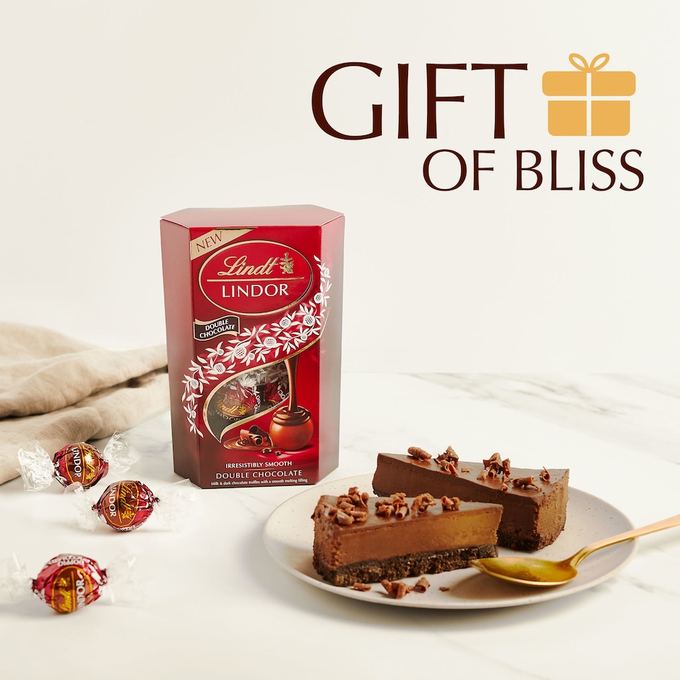 image 1 of Lindt Lindor Double Chocolate Truffles 200G