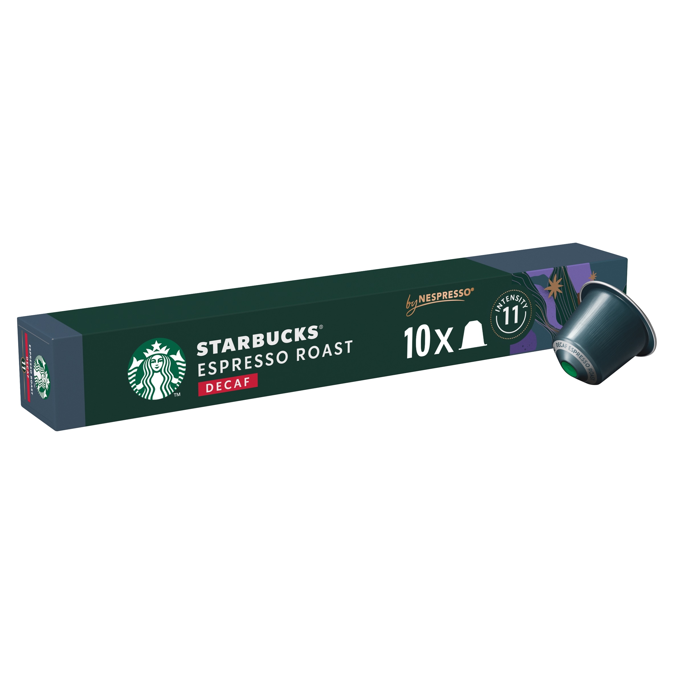 STARBUCKS by Nespresso Espresso Roast Decaf 10 Capsules 55G