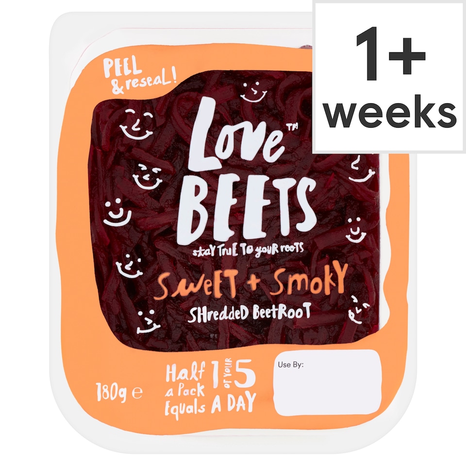 Love Beets Smokey Shred Beetroot 180G