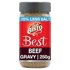 Bisto Best 25% Less Salt Beef Gravy 250g
