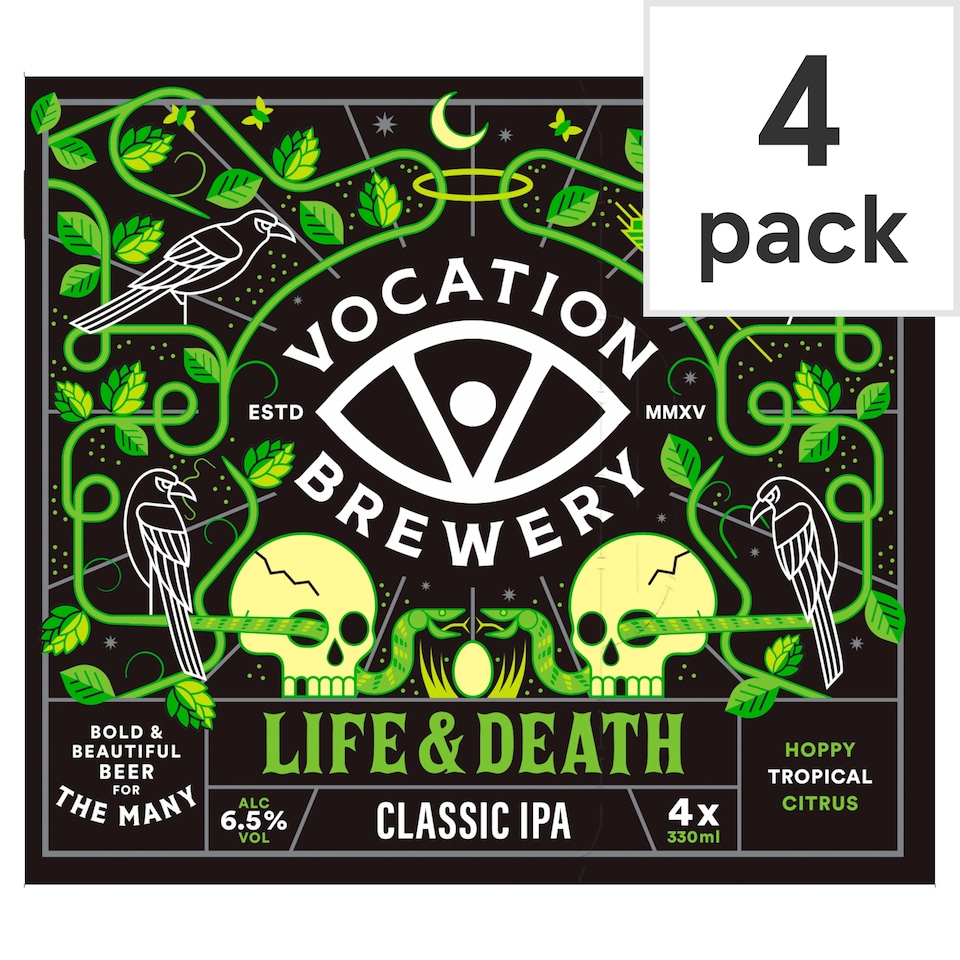 Vocation Brewery Life&Death Ipa 4X330ml Can