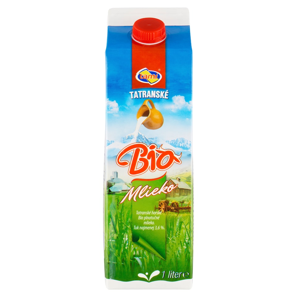 image 1 of Tami Tatra Mountain Bio Full-Fat Milk 1 L