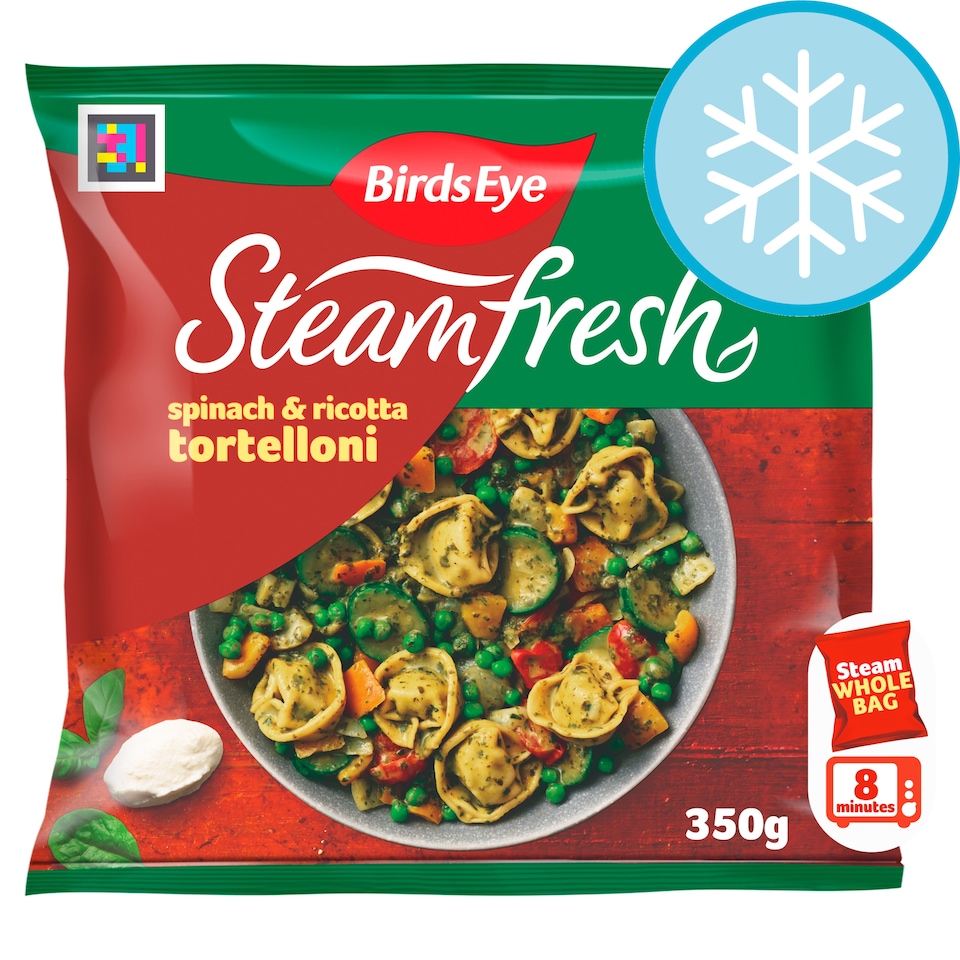 image 1 of Birds Eye Steamfresh Tortelloni with Vegetables and Pesto Meal for 1 350g