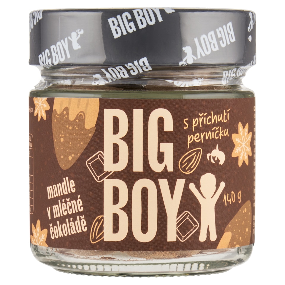Big Boy Almonds in Milk Chocolate with Gingerbread Flavor 140g
