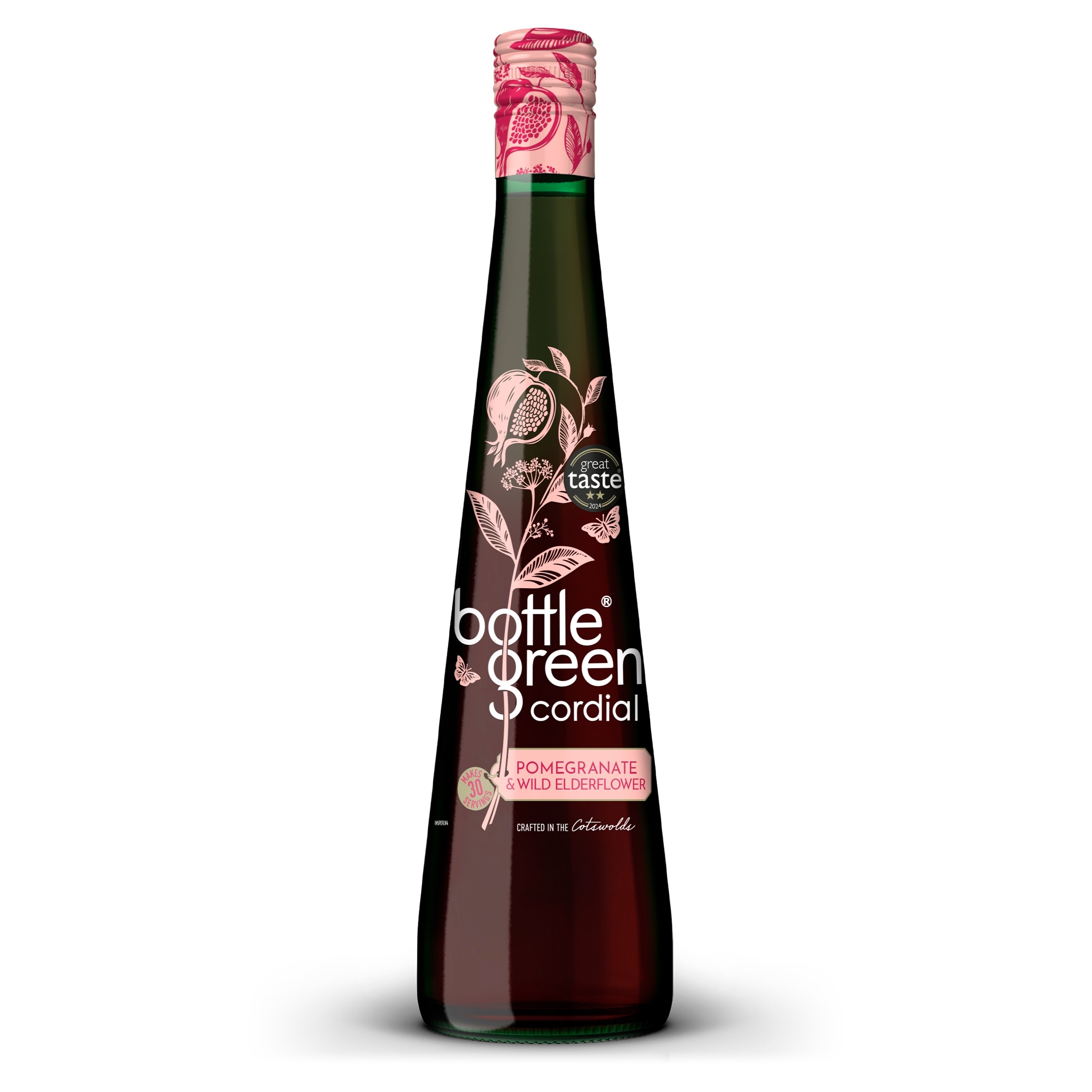 Bottlegreen Pomegranate Elderflower Cordial 50Cl