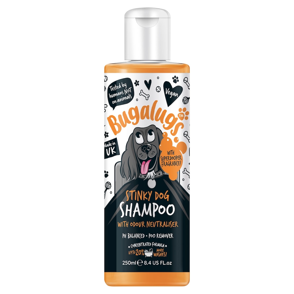 Bugalugs Stinky Dog Shampoo with Odour Neutraliser 250ml
