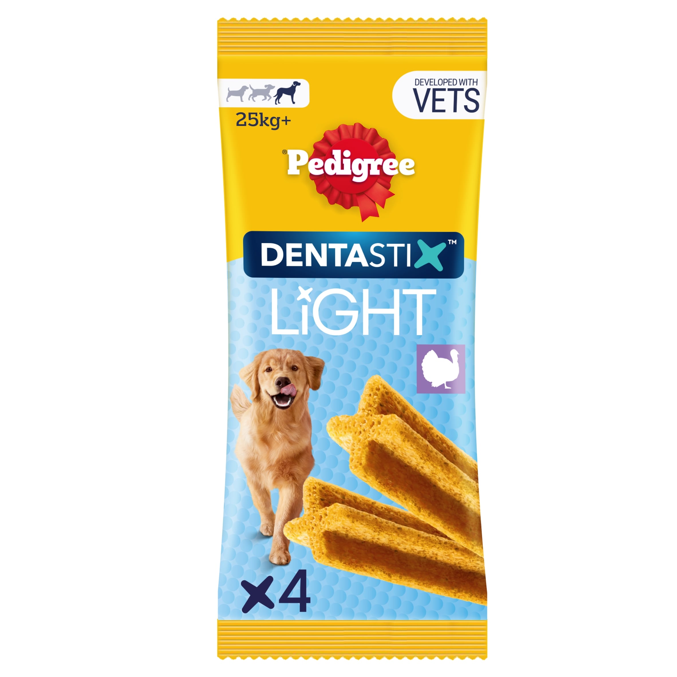 PEDIGREE DentaStix Light Daily Dental Chews Large Dog Treats 4 Dental Sticks